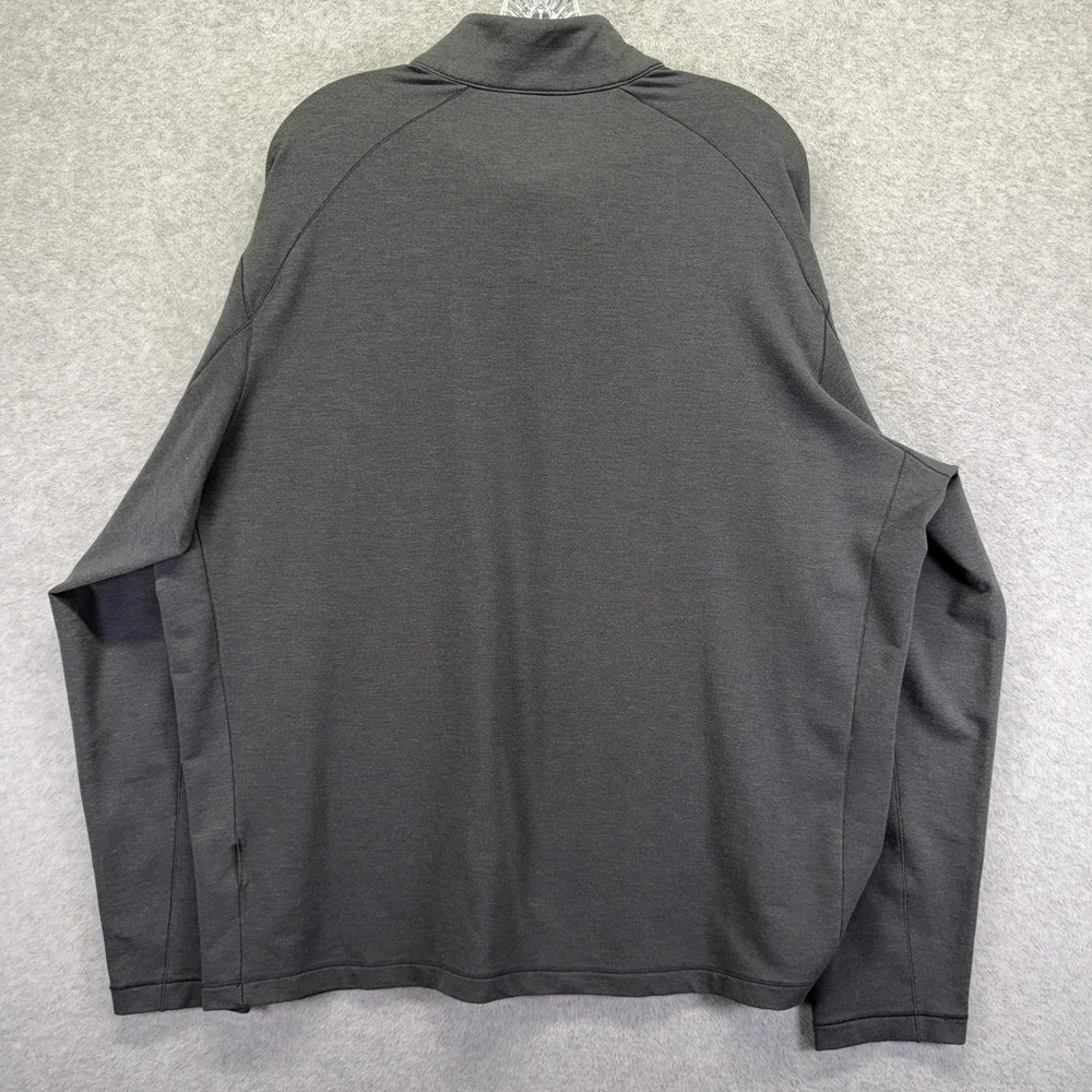 Seattle Seahawks Sweater Men 2XL Gray NFL Football Nike Dri-FIT 1/4 Zip Pullover